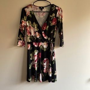 IZ Byer Floral Dress